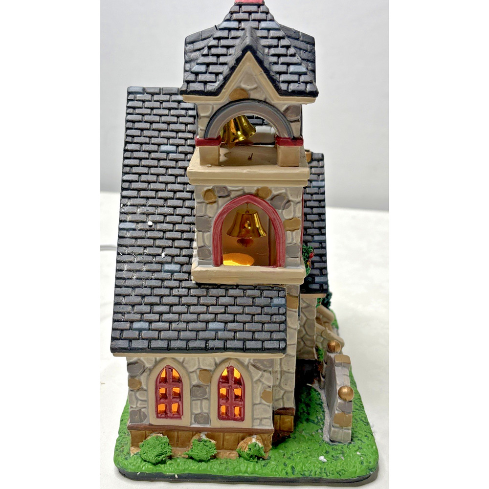Lemax Grace Community Church #65155 2016 Village Collection Lighted READ - Picture 8 of 9